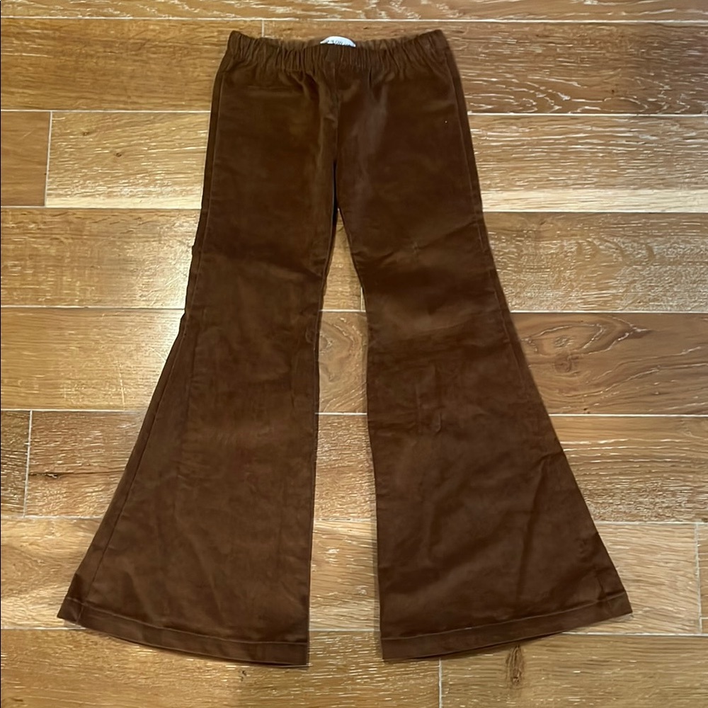 Kids Brown Flared Bottoms